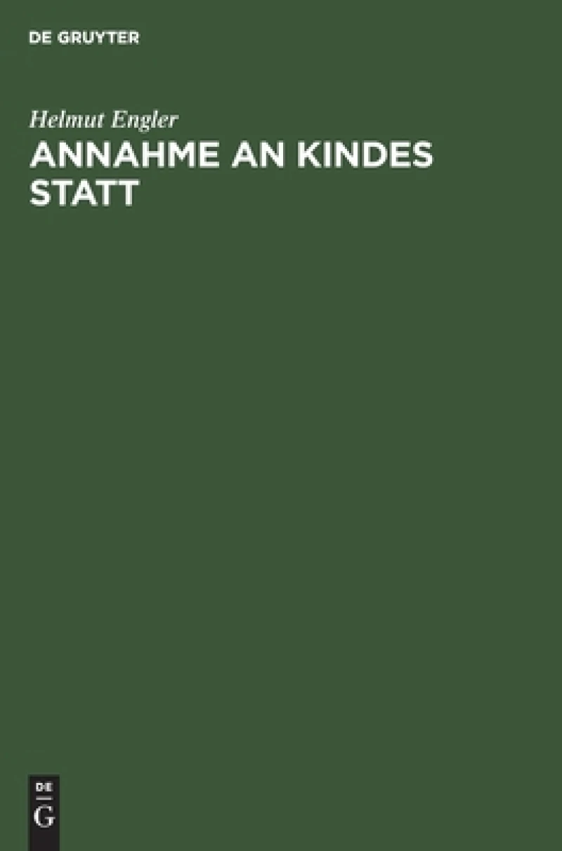 Annahme an Kindes Statt