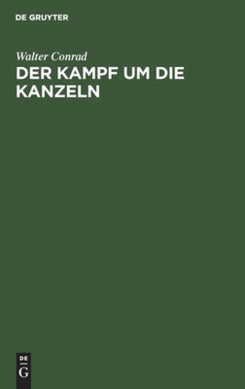 Kampf um die Kanzeln