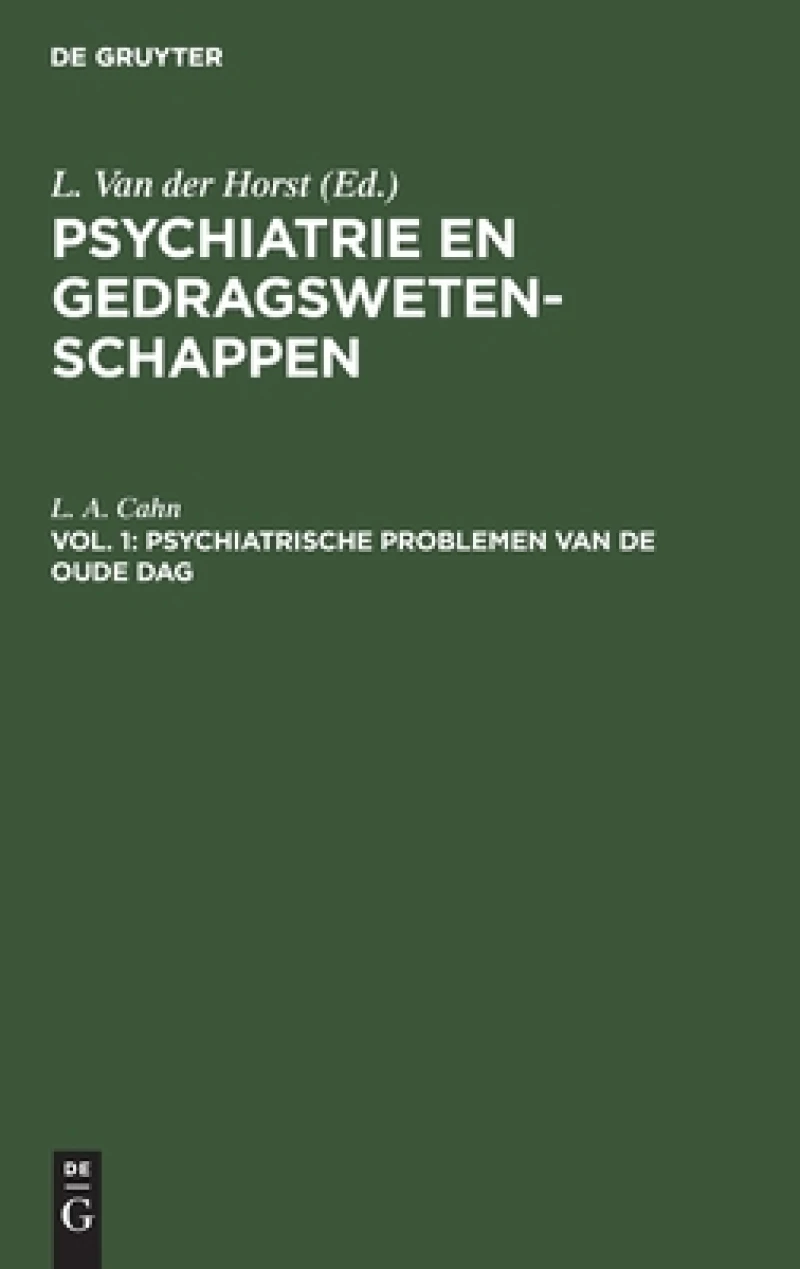 Psychiatrische problemen van de oude dag