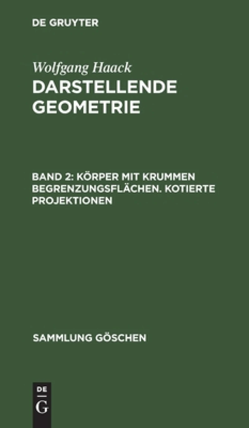 Körper Mit Krummen Begrenzungsflächen. Kotierte Projektionen