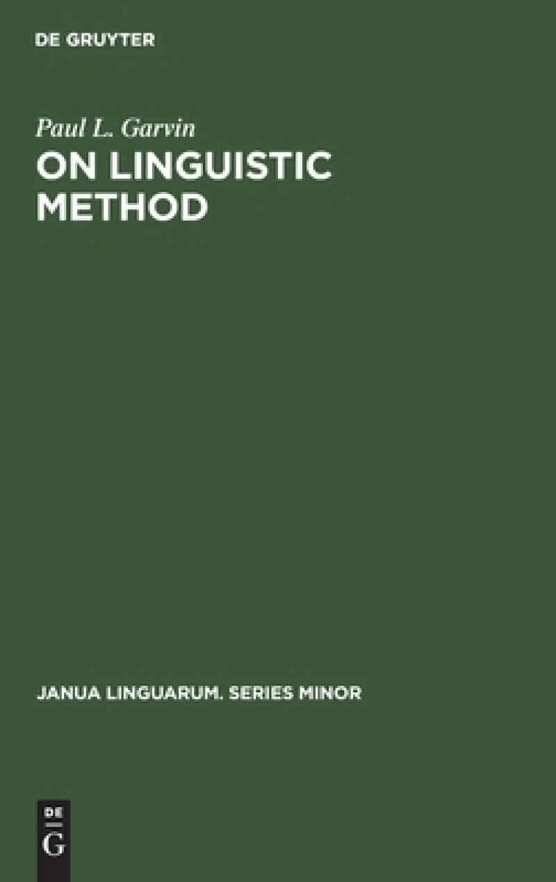 On Linguistic Method