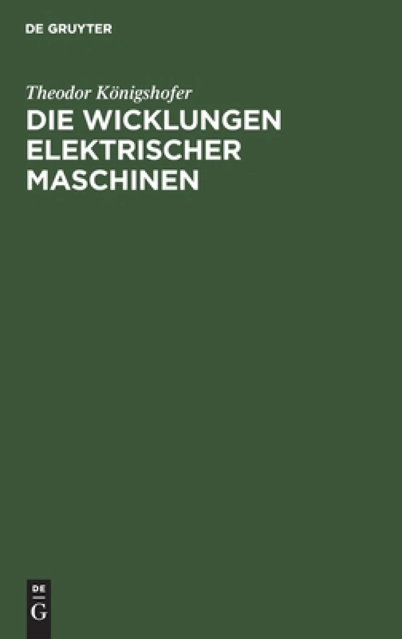 Wicklungen elektrischer Maschinen