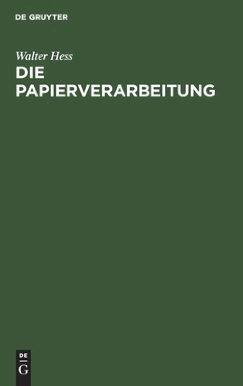 Papierverarbeitung