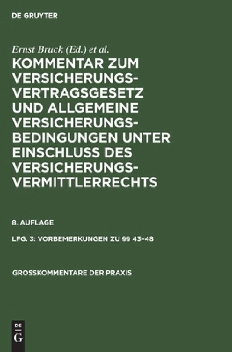 Vorbemerkungen zu §§ 43–48
