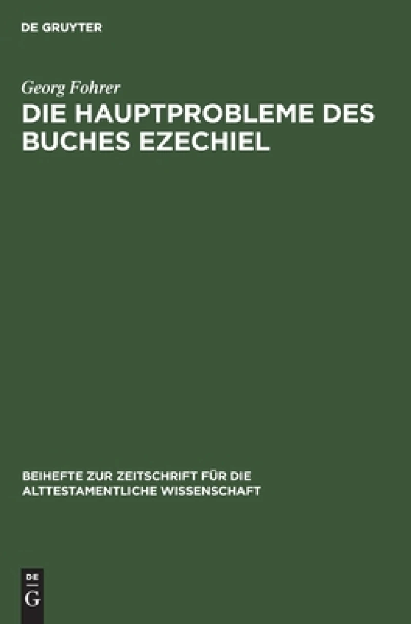 Hauptprobleme des Buches Ezechiel