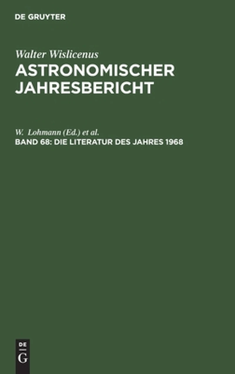 Literatur des Jahres 1968