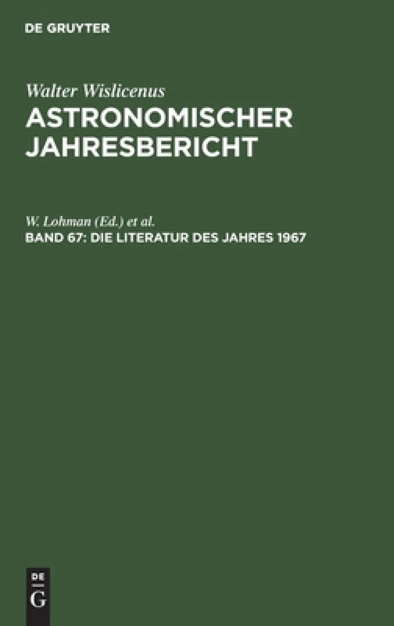 Literatur des Jahres 1967