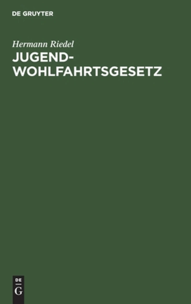 Jugendwohlfahrtsgesetz