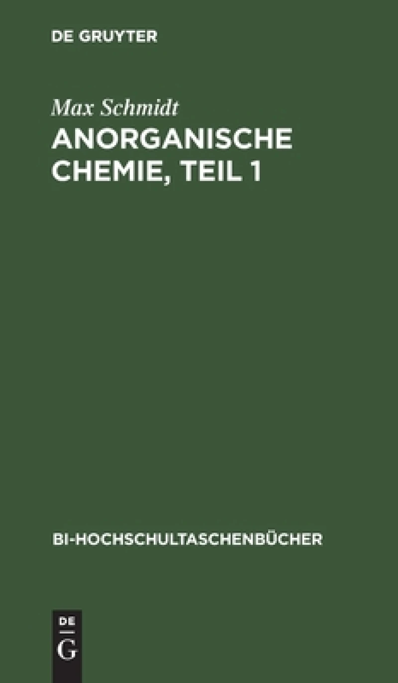 Anorganische Chemie, Teil 1