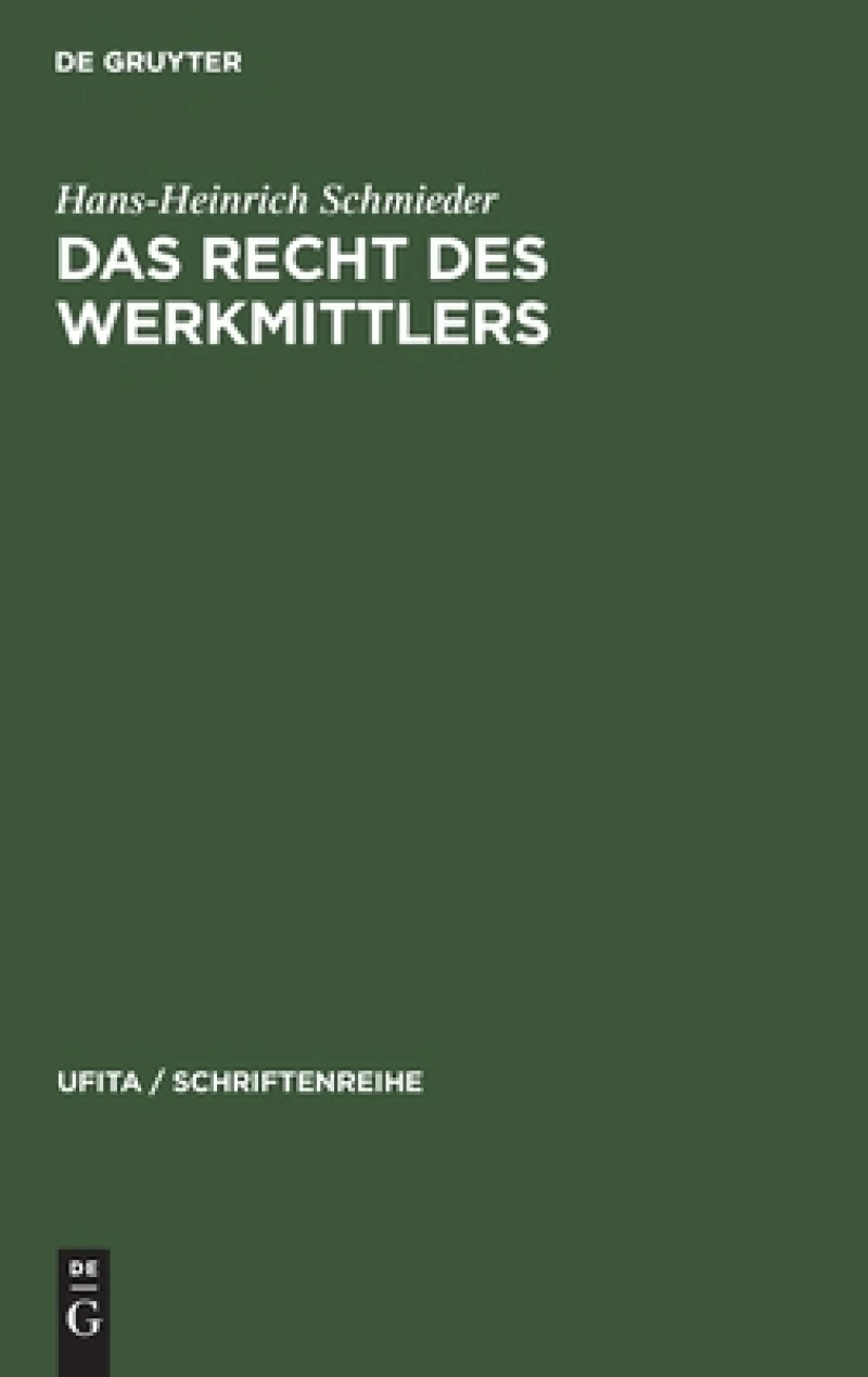 Recht des Werkmittlers