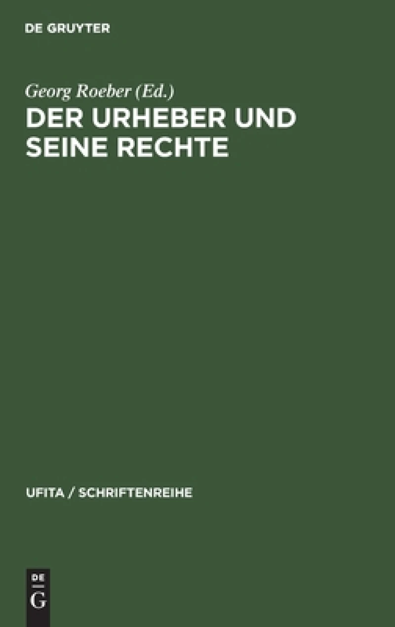 Urheber und seine Rechte