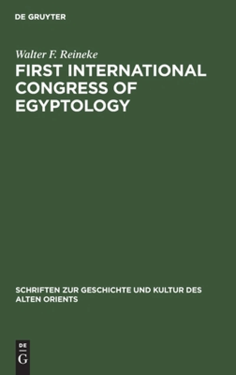 First International Congress of Egyptology