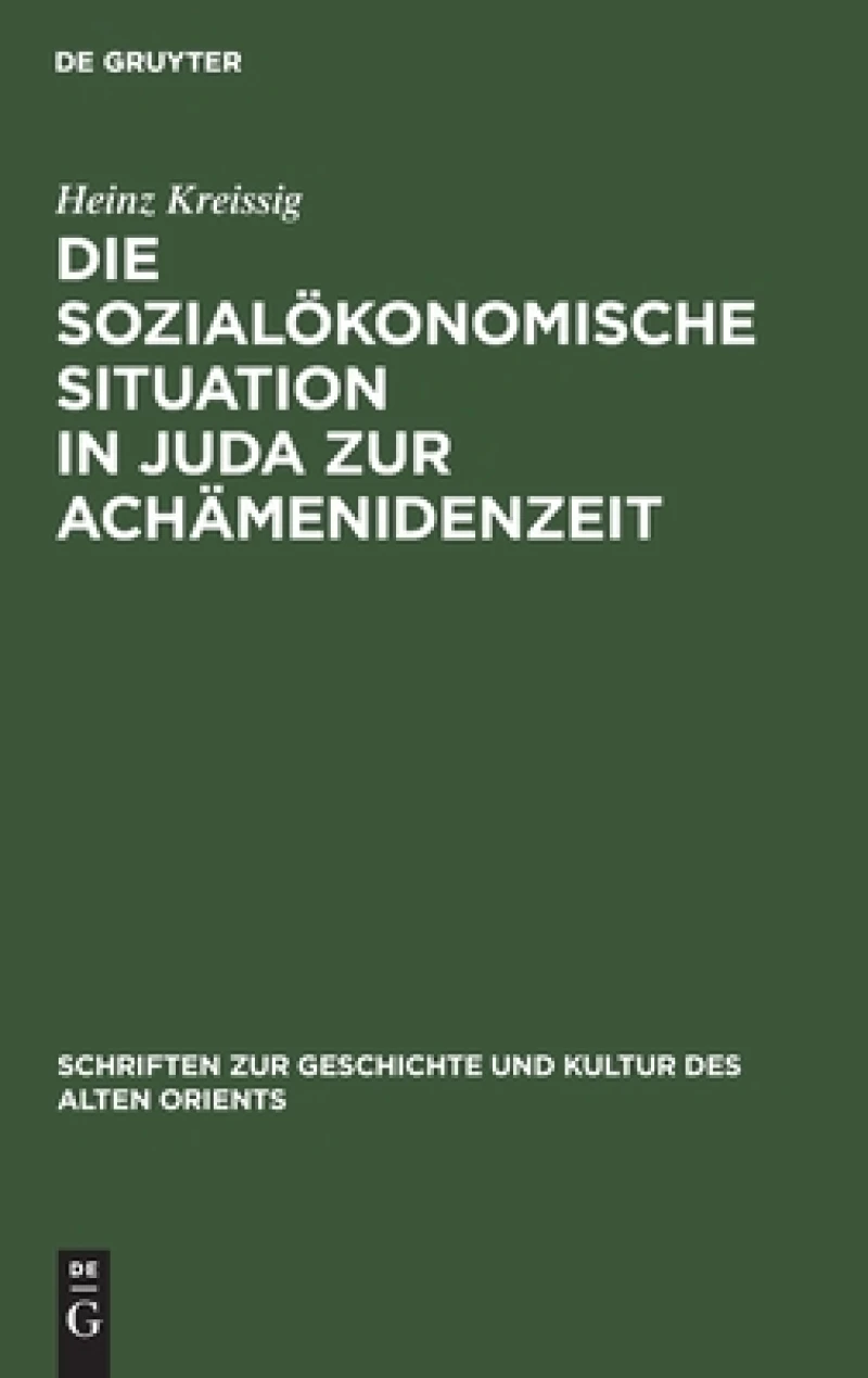 sozialökonomische Situation in Juda zur Achämenidenzeit