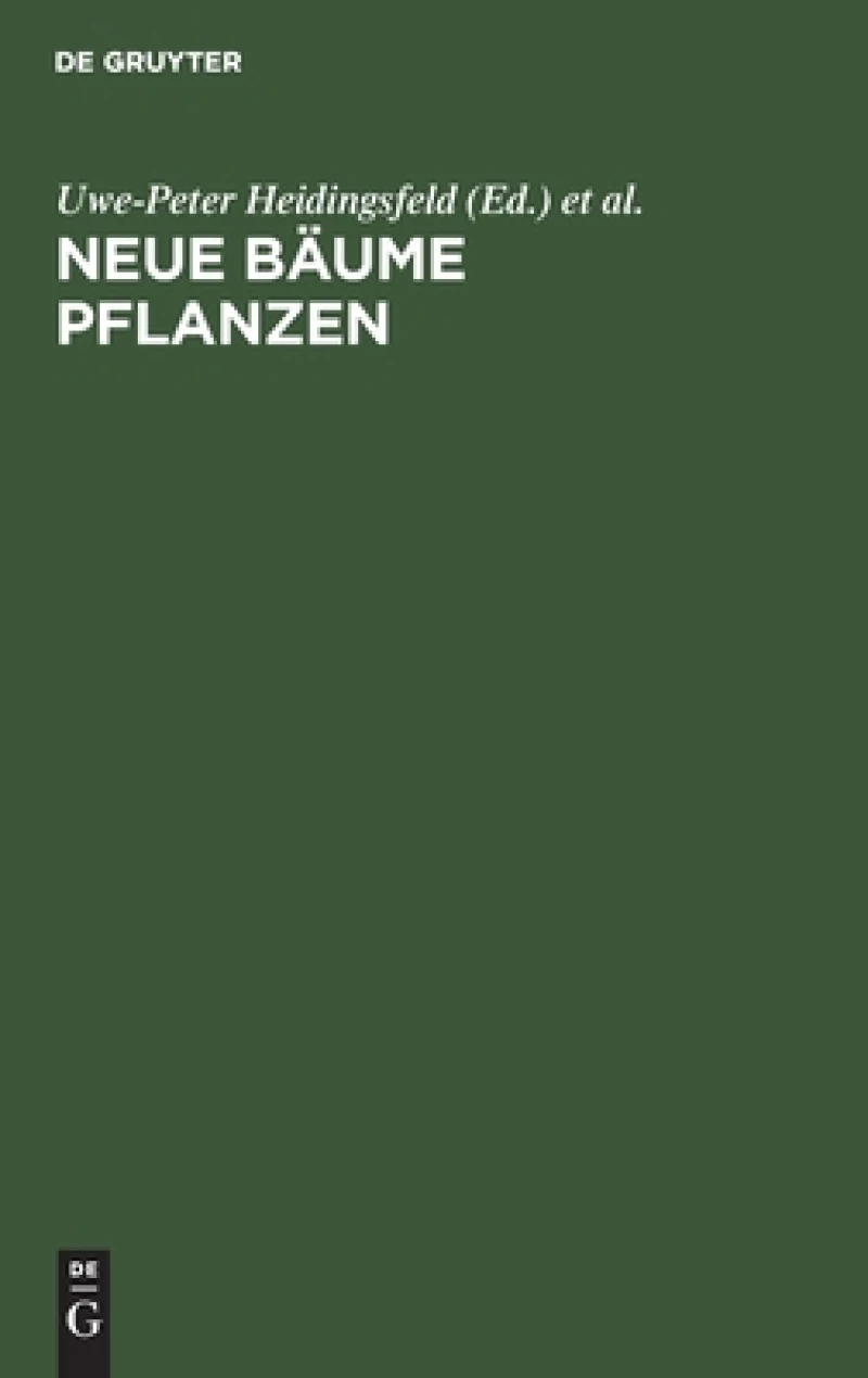 Neue Bäume pflanzen