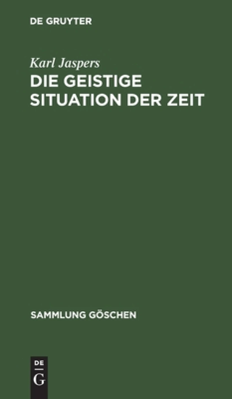 geistige Situation der Zeit