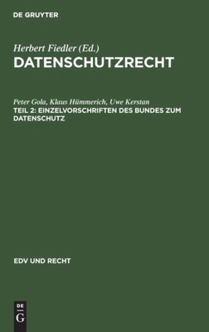 Einzelvorschriften des Bundes zum Datenschutz