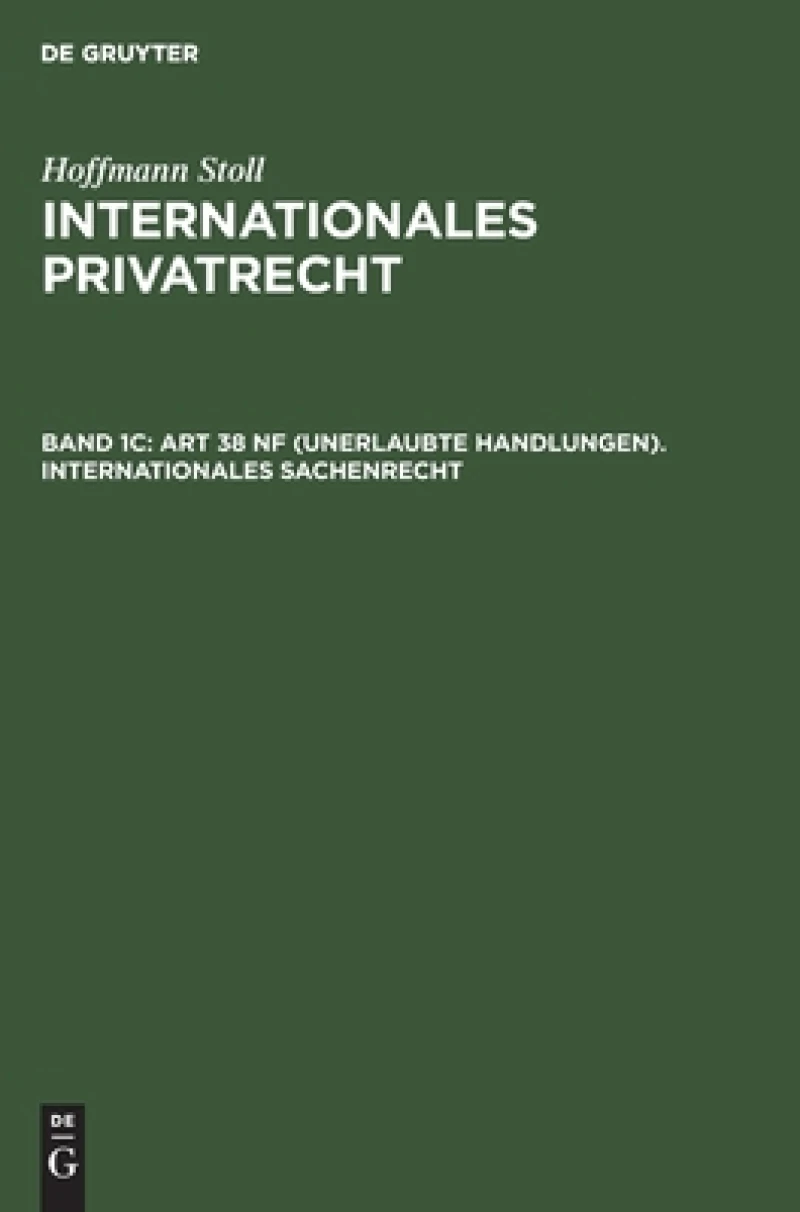 Art 38 nF (Unerlaubte Handlungen). Internationales Sachenrecht