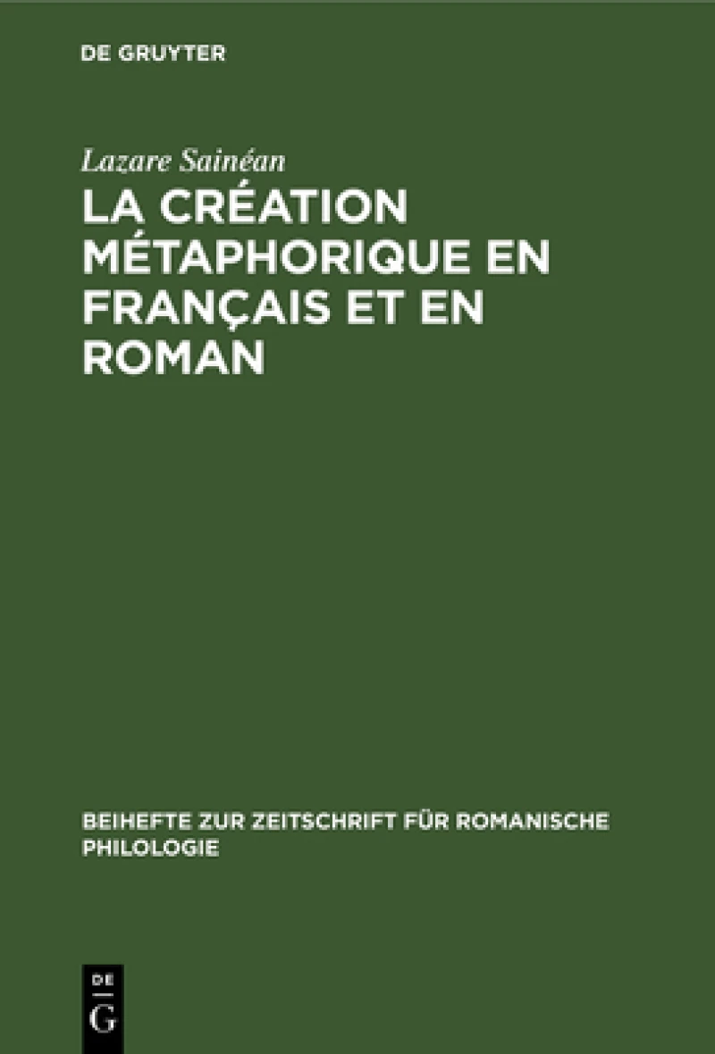 La Création Métaphorique En Français Et En Roman