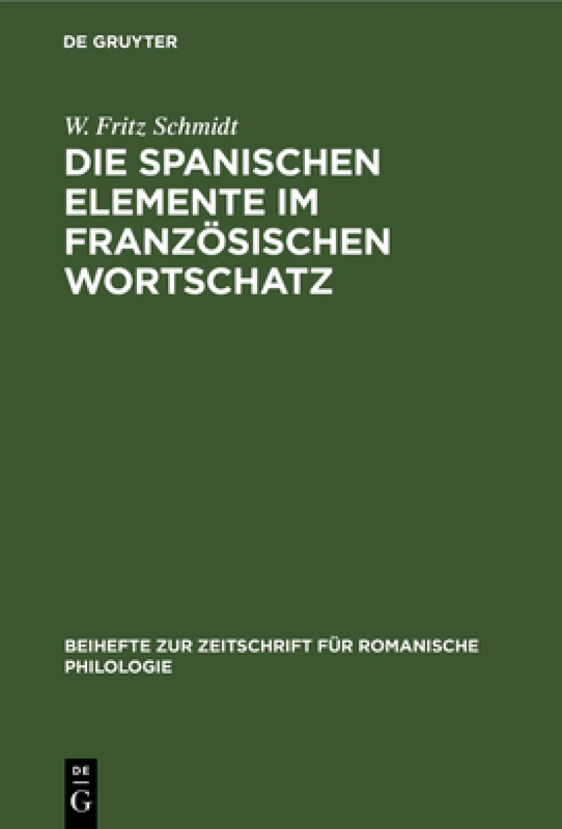 spanischen Elemente im französischen Wortschatz