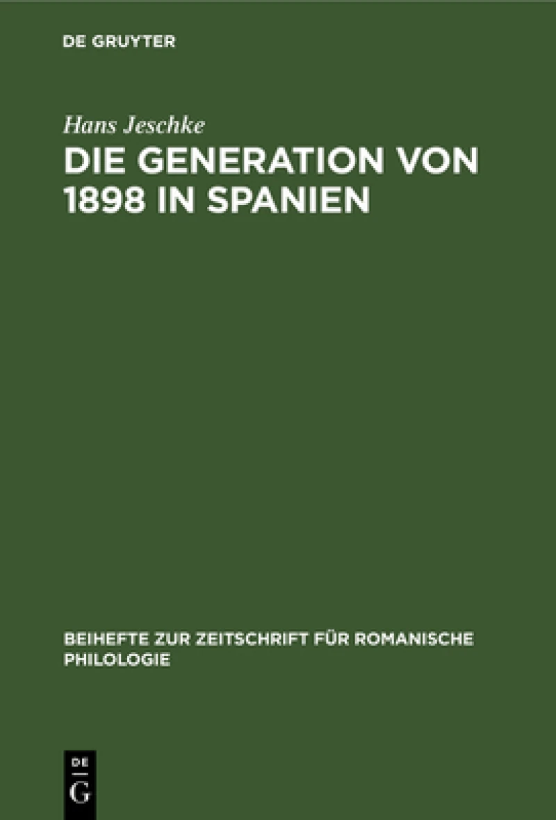 Generation von 1898 in Spanien