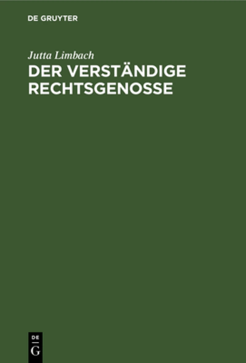 verständige Rechtsgenosse