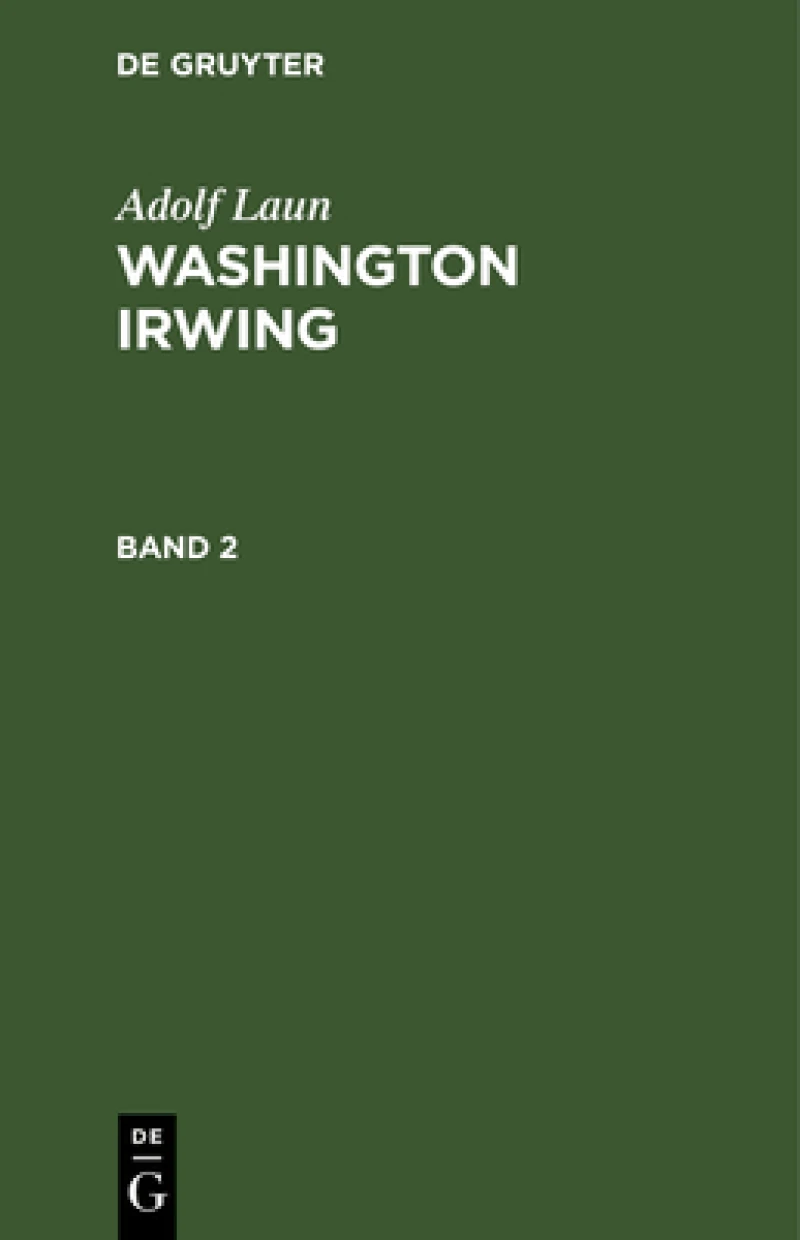 Washington Irwing. Band 2