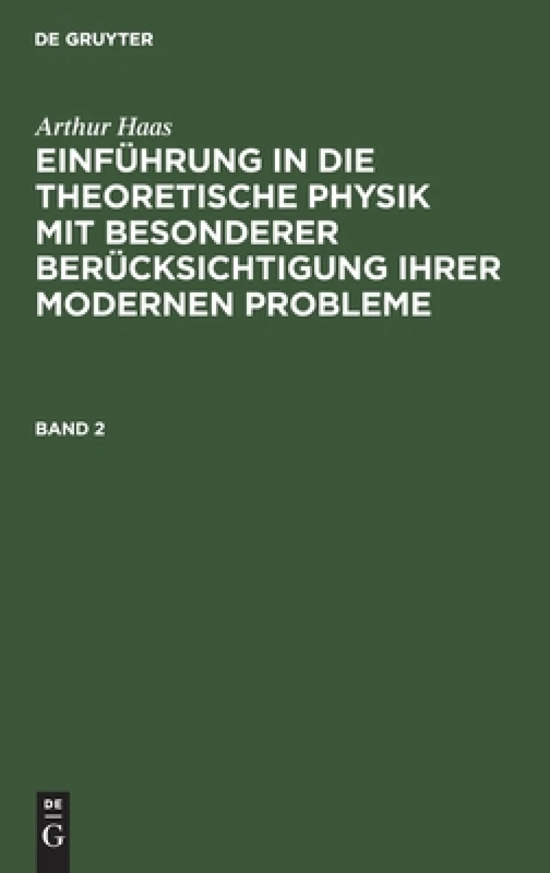 HAAS: EINF. IN DIE THEORET. PHYSIK BD. 2 2A HETP