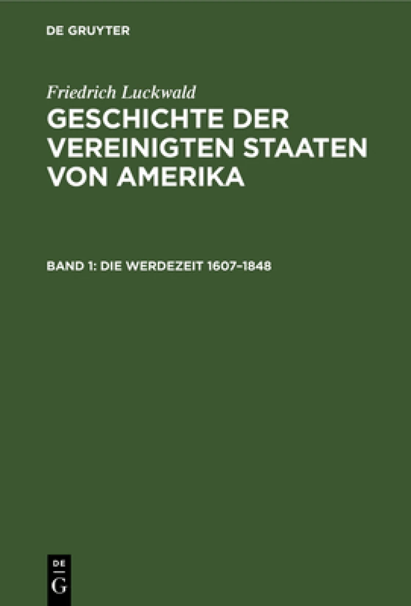 Werdezeit 1607–1848