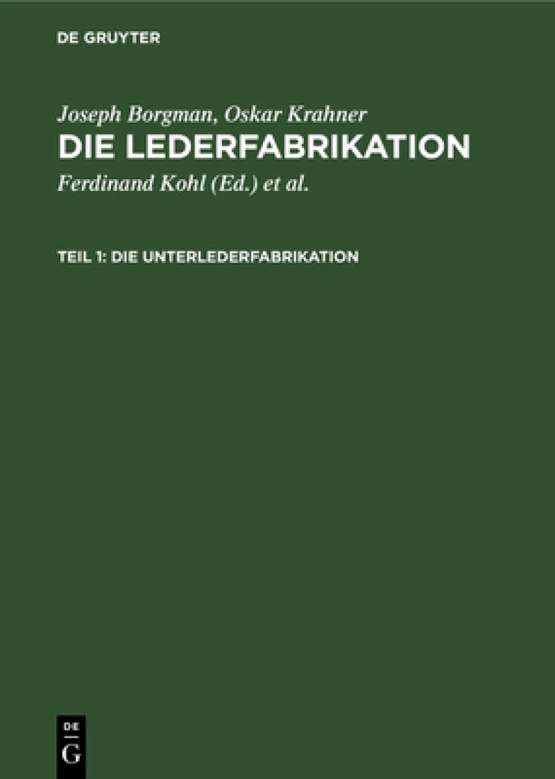 Unterlederfabrikation