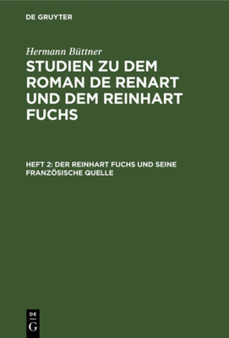 Reinhart Fuchs und seine französische Quelle
