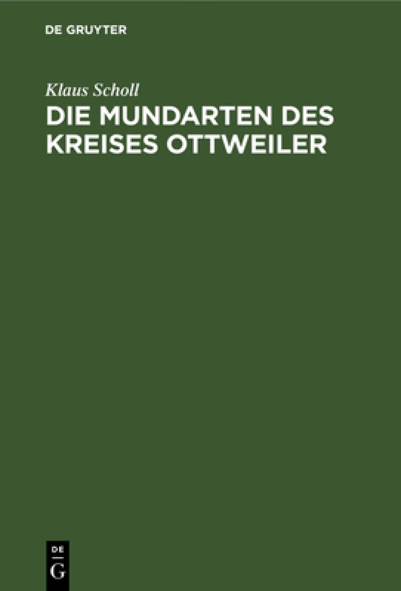 Mundarten des Kreises Ottweiler