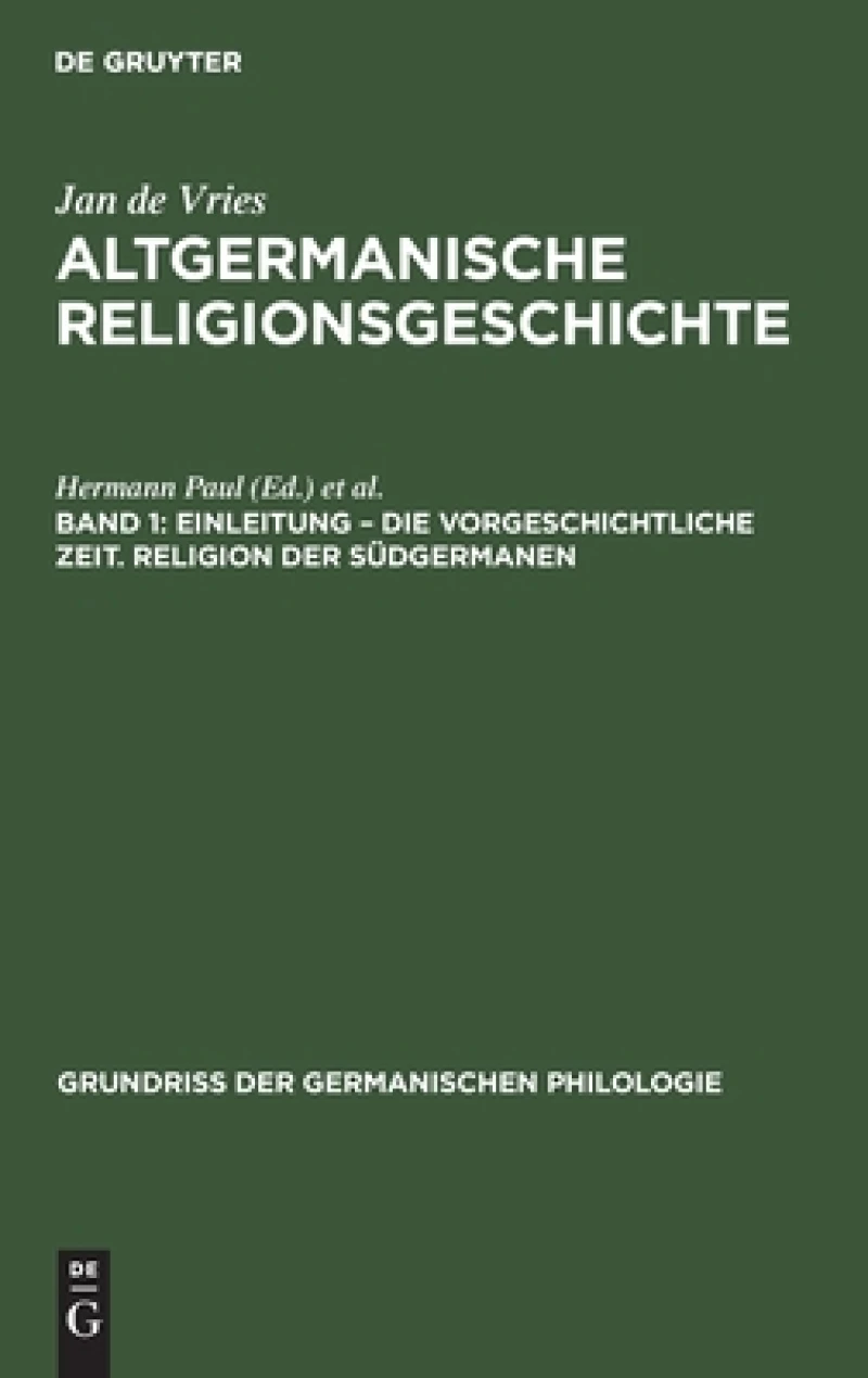 Einleitung – die Vorgeschichtliche Zeit. Religion der Südgermanen