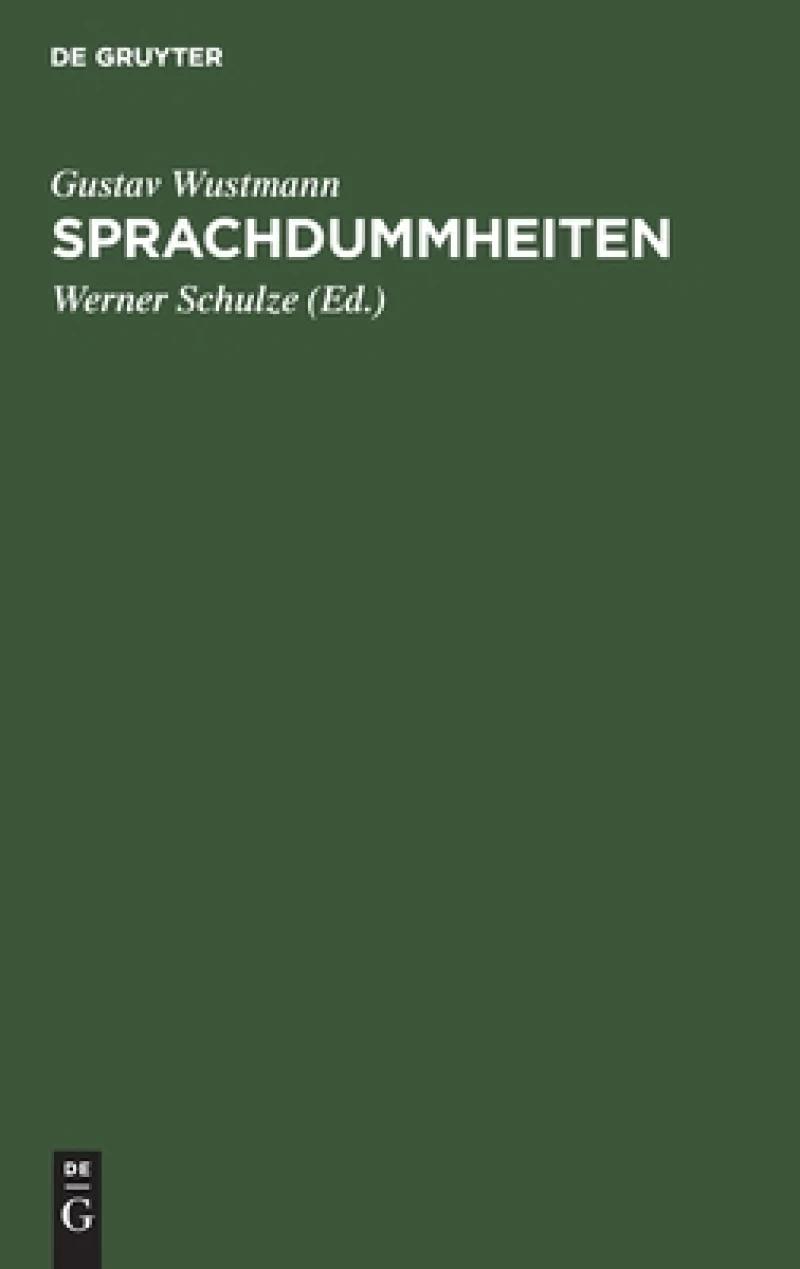 Sprachdummheiten
