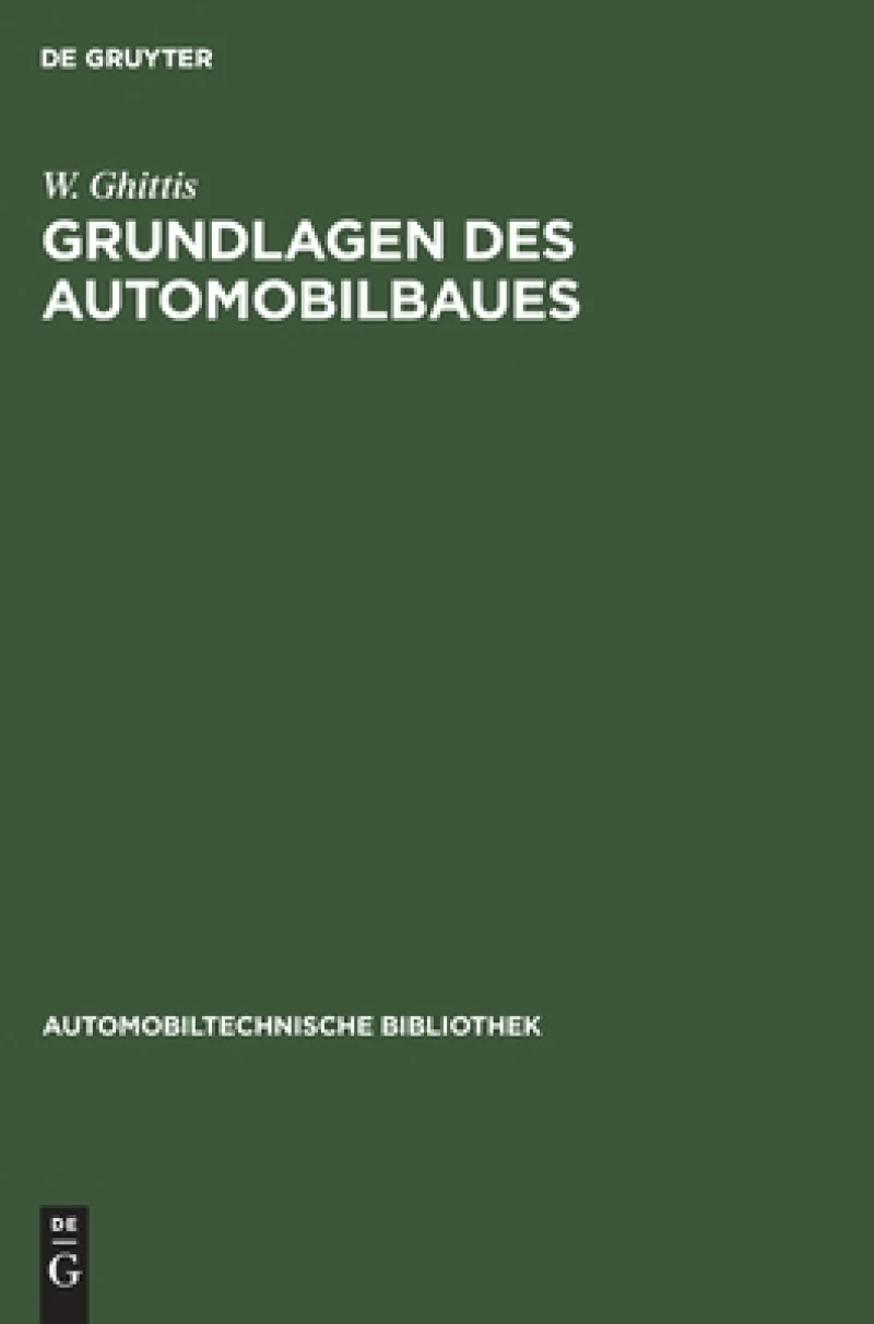 Grundlagen Des Automobilbaues