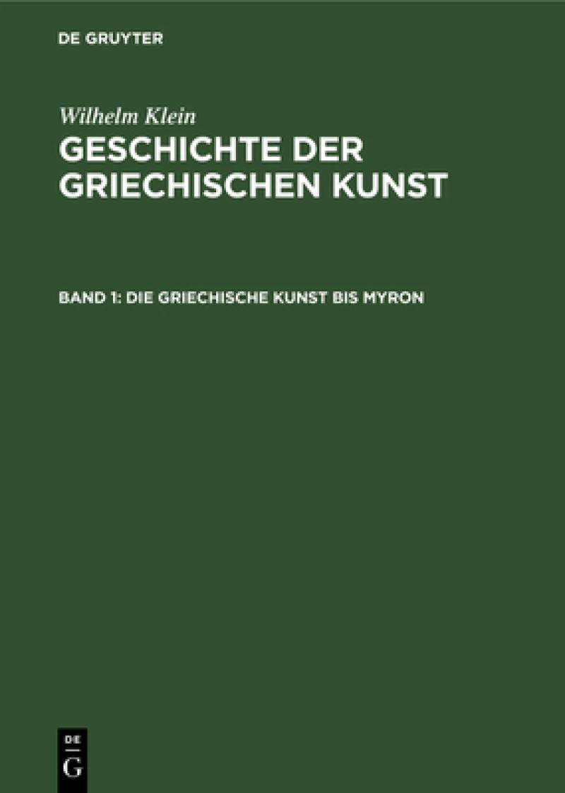 Griechische Kunst bis Myron