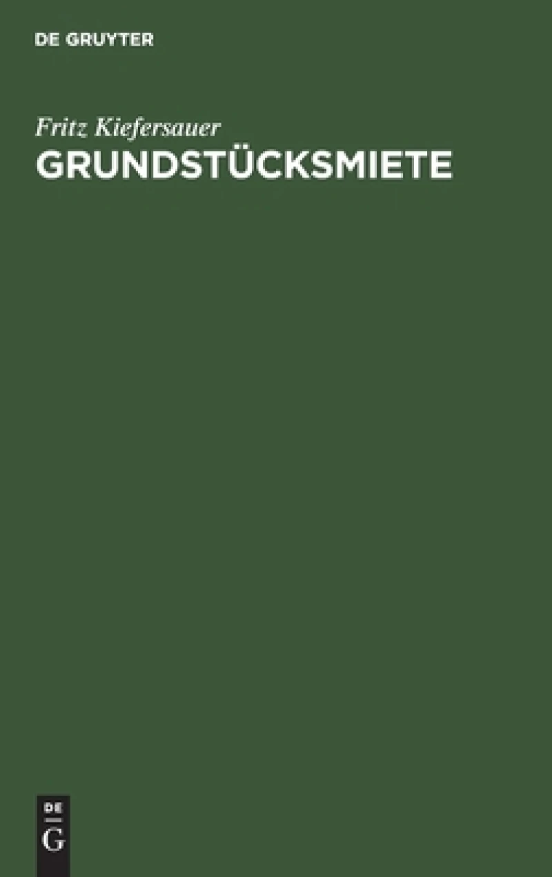 Grundstücksmiete