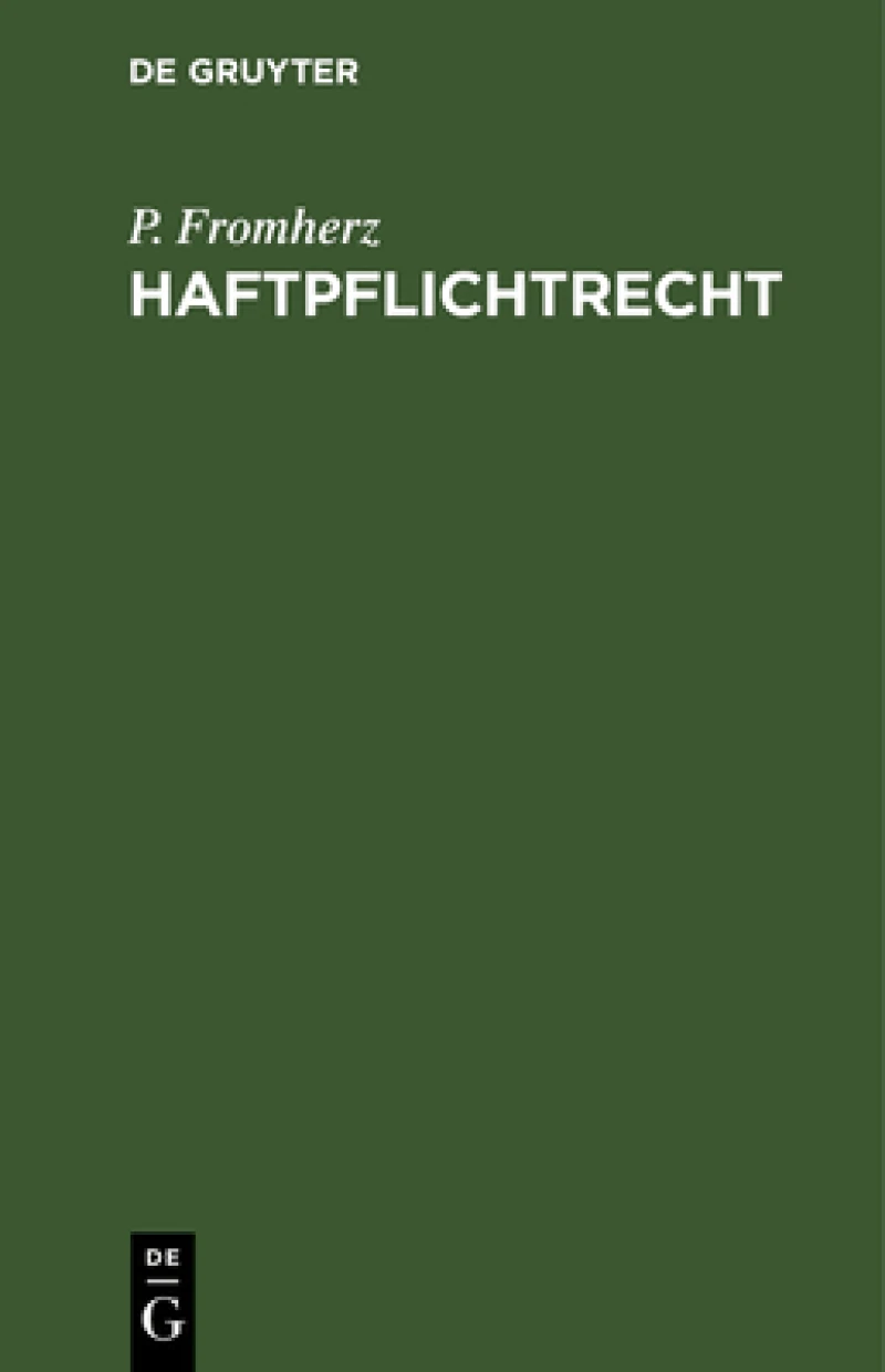 Haftpflichtrecht