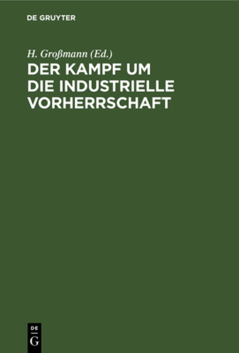 Kampf um die industrielle Vorherrschaft