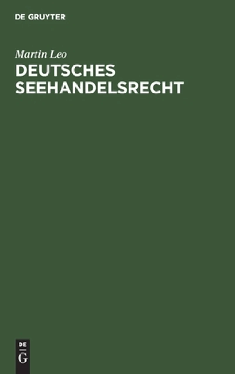 Deutsches Seehandelsrecht
