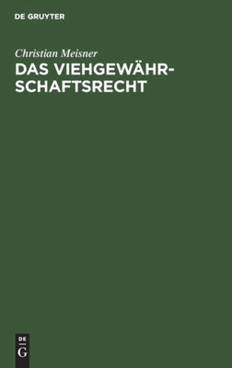 Viehgewährschaftsrecht