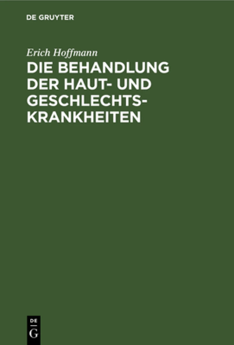 Behandlung der Haut- und Geschlechtskrankheiten