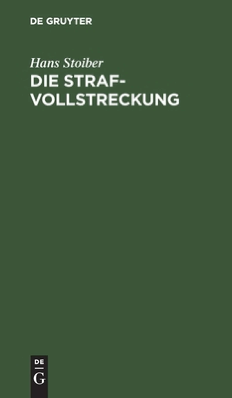 Strafvollstreckung