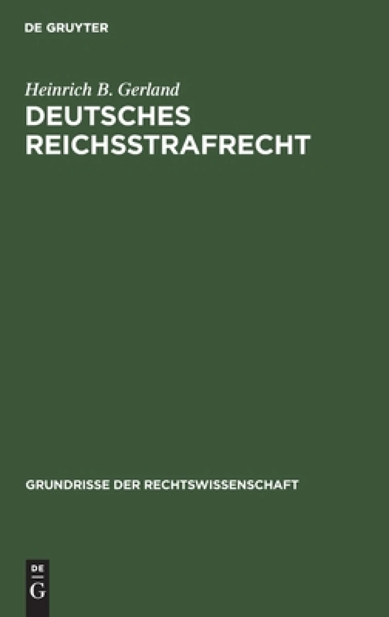 Deutsches Reichsstrafrecht
