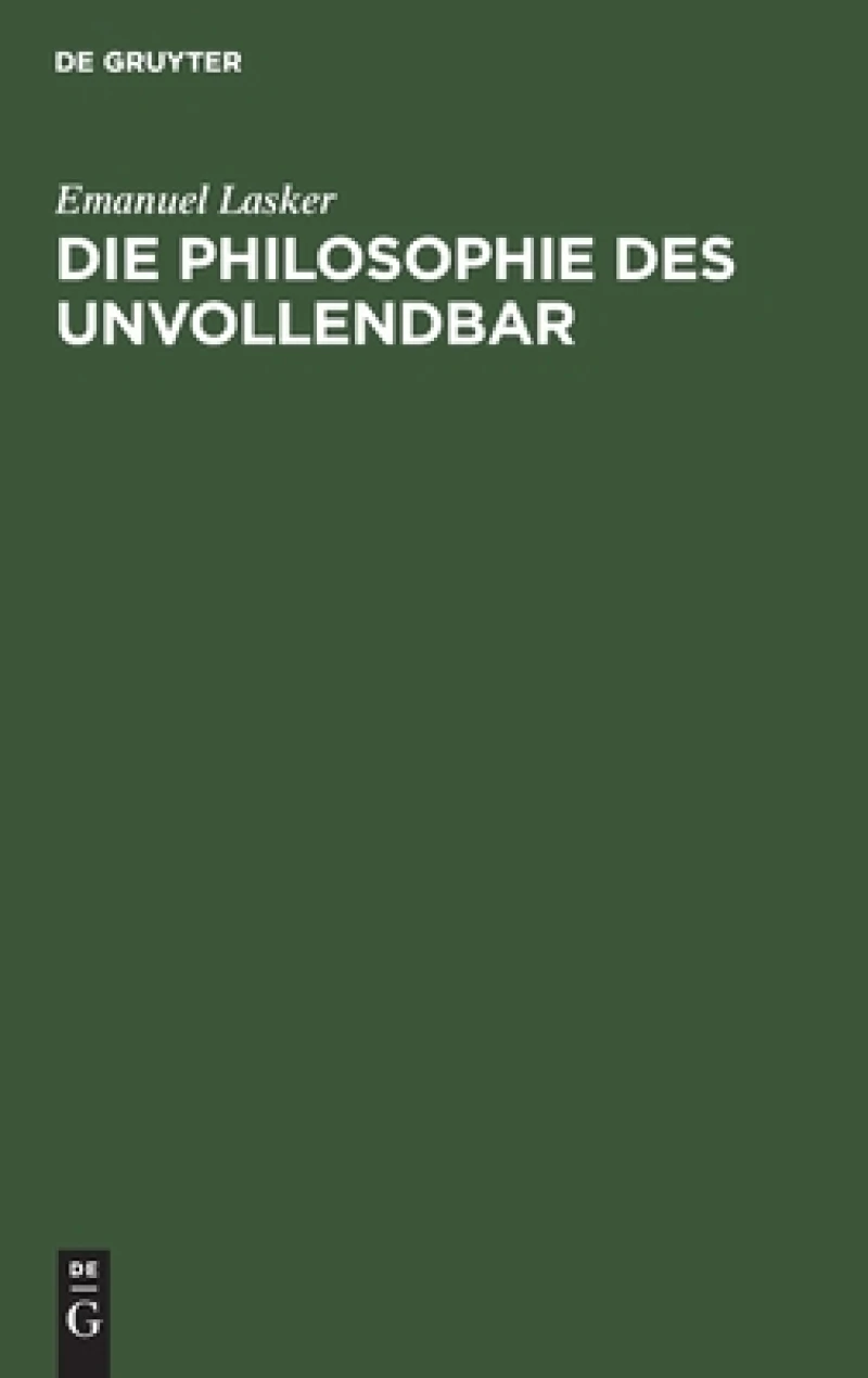 Philosophie des Unvollendbar