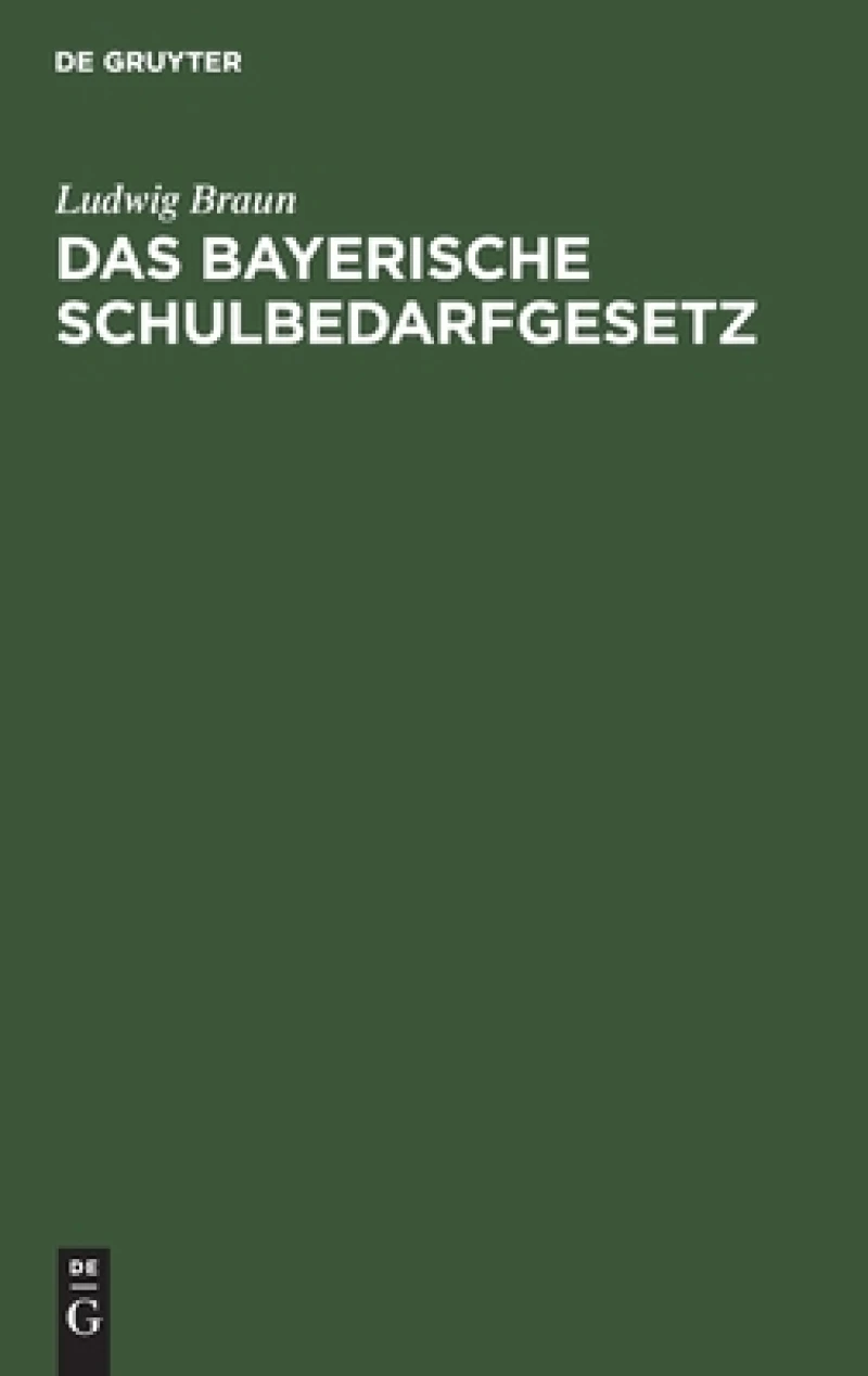 Bayerische Schulbedarfgesetz