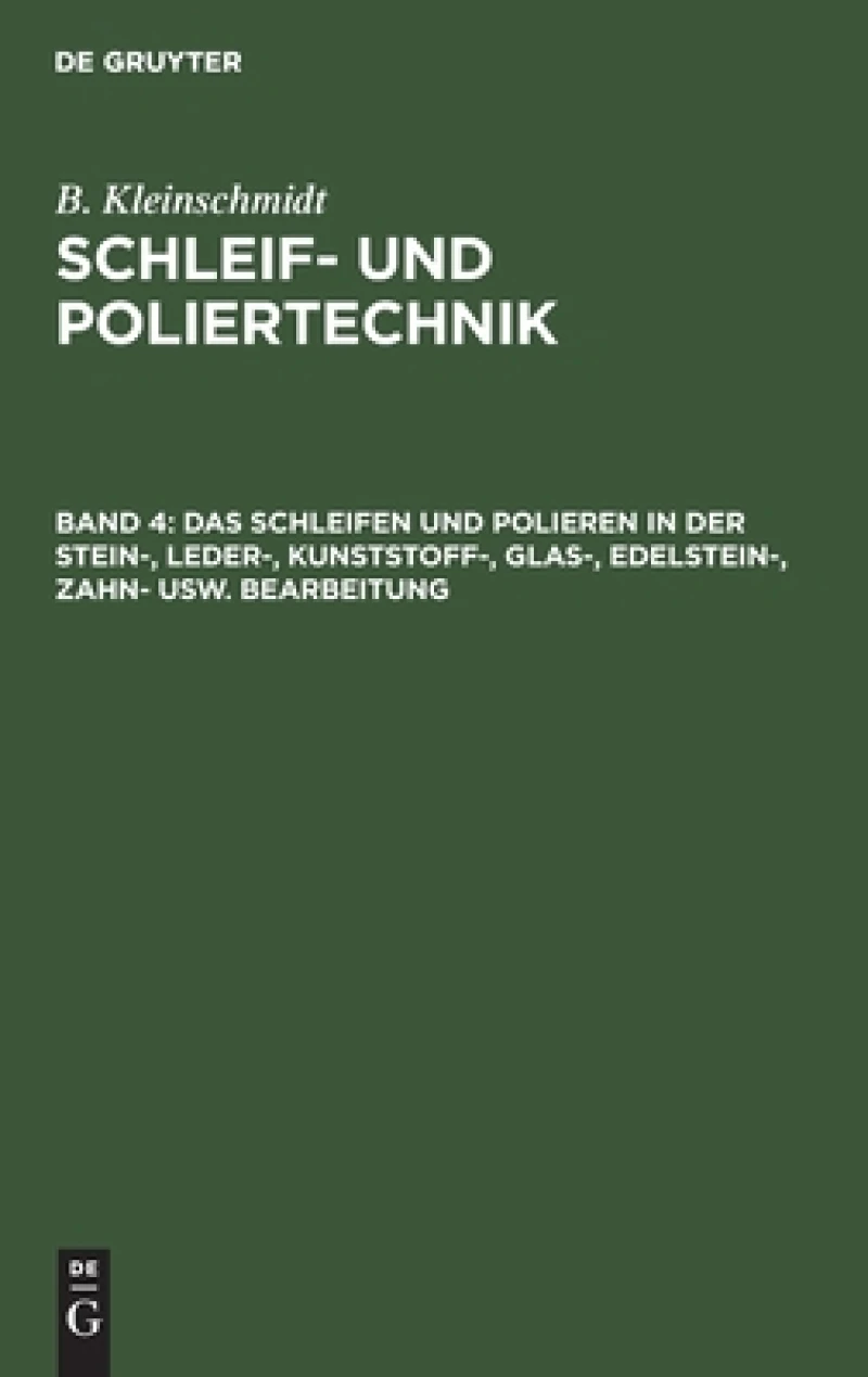 Schleifen und Polieren in der Stein-, Leder-, Kunststoff-, Glas-, Edelstein-, Zahn- usw. Bearbeitung