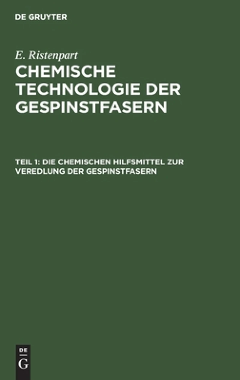 chemischen Hilfsmittel zur Veredlung der Gespinstfasern