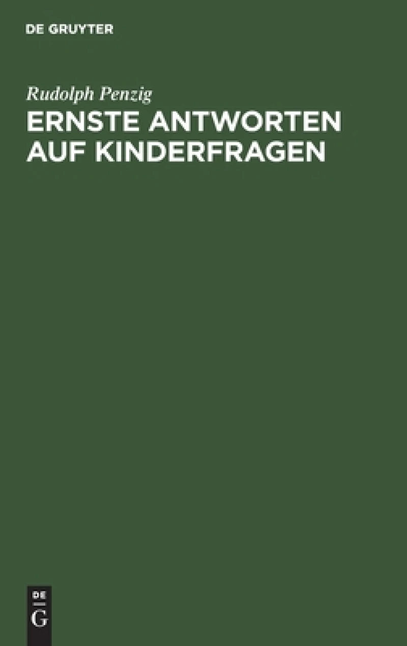 Ernste Antworten auf Kinderfragen