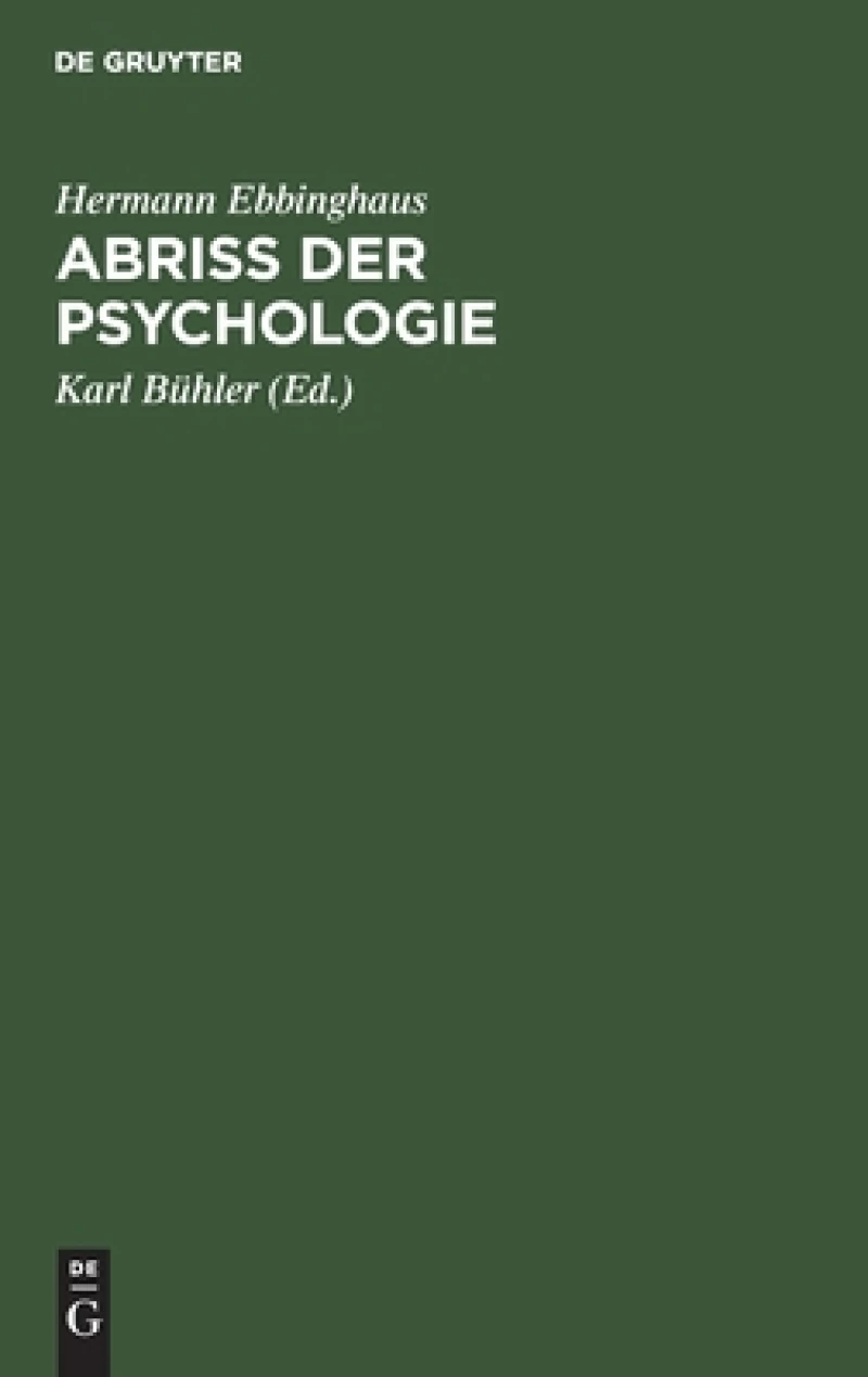Abriss Der Psychologie