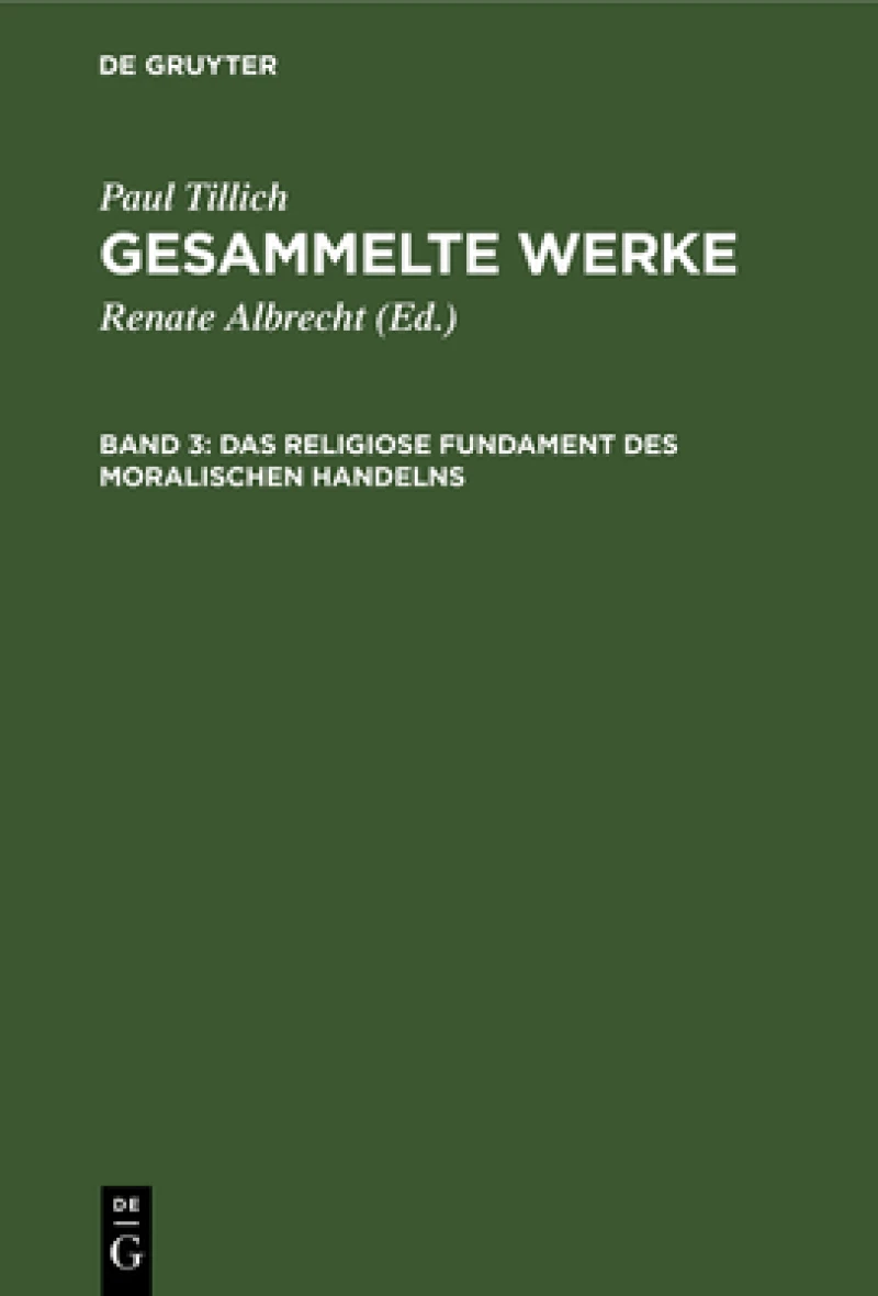 religiose Fundament des moralischen Handelns